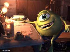 The "face" on the harp reminds me of this character.