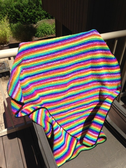 ~ 40" X 45". G hook, tiny stitches!