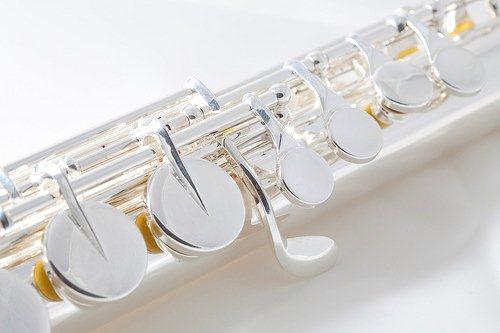 Alto flute with, what I believe to be, saxophone keys