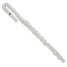 Alto flute with curved head piece.