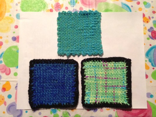 Woven things - with crochet.